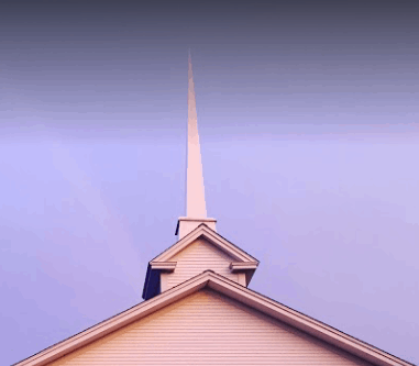 The steeple at the Monadnock covenant Church