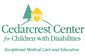 The logo for Cedarcrest Center for Children with Disabilities