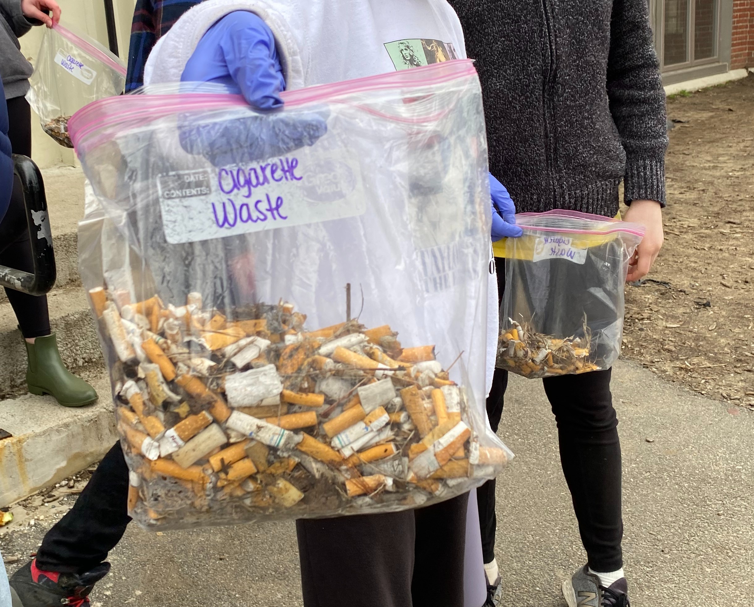 cigarette butt bags Bag the Butts 2025